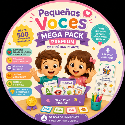 mega pack de estimulación del lenguaje con resultados dentro de los 15 días